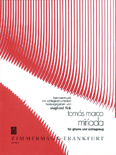 Miriada&nbsp;&nbsp;für Gitarre und Schlagzeug&nbsp;&nbsp;