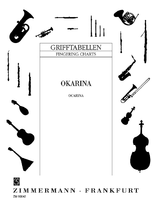 Grifftabelle&nbsp;&nbsp;für Okarina&nbsp;&nbsp;