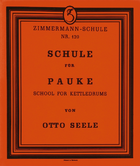SCHULE FUER PAUKE (KETTLEDRUMS)&nbsp;&nbsp;&nbsp;&nbsp;