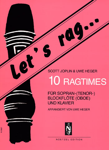 Let's rag...   für Blockflöte (S/T, Ob) und Klavier  