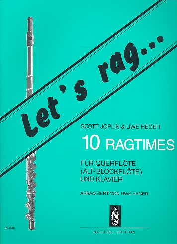 Let's rag...   für Querflöte (Altblockflöte) und Klavier  