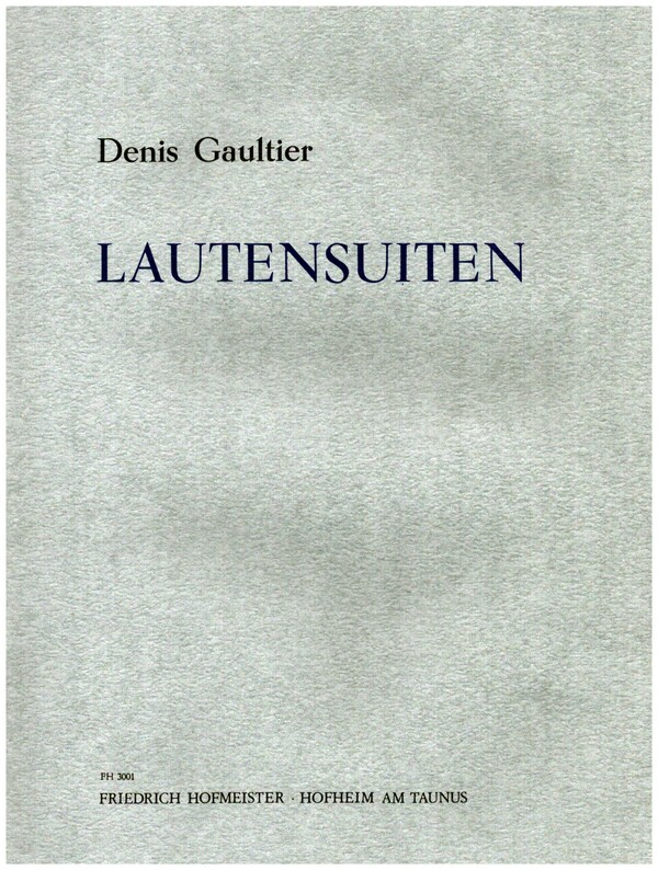 Lautensuiten&nbsp;&nbsp;für Gitarre&nbsp;&nbsp;