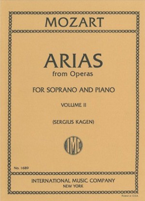 Arias from Operas vol.2&nbsp;&nbsp;for soprano and piano&nbsp;&nbsp;