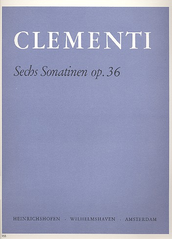 6 Sonatinen op.36  für Klavier  