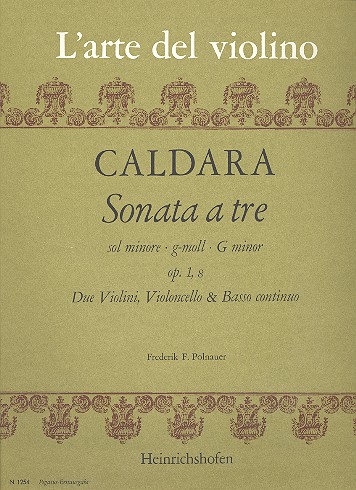 Sonata a tre g-Moll op.1,8&nbsp;&nbsp;für 2 Violinen, Violoncello und Bc&nbsp;&nbsp;