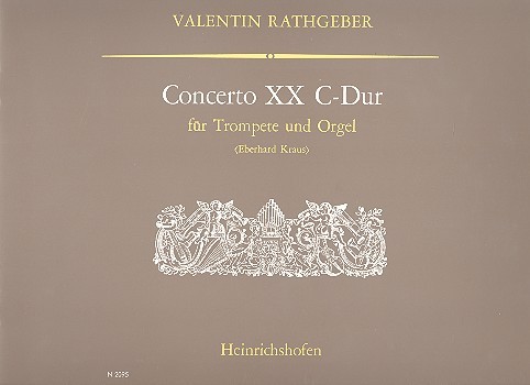 Concerto C-Dur Nr.20  für Trompete und Orgel  