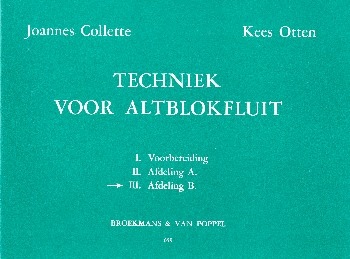 Techniek voor Altblockfkluit vol.3&nbsp;&nbsp;&nbsp;&nbsp;