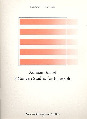 8 Concert Studies for flute solo    