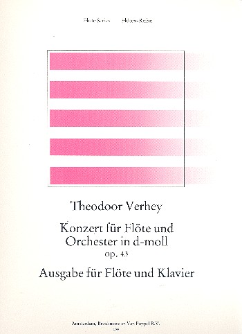 Konzert d-Moll op.43&nbsp;&nbsp;für Flöte und Klavier&nbsp;&nbsp;