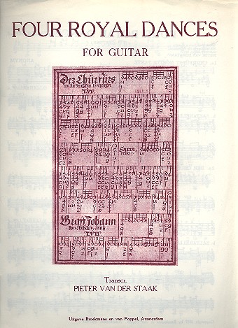 4 Royal Dances  for guitar  