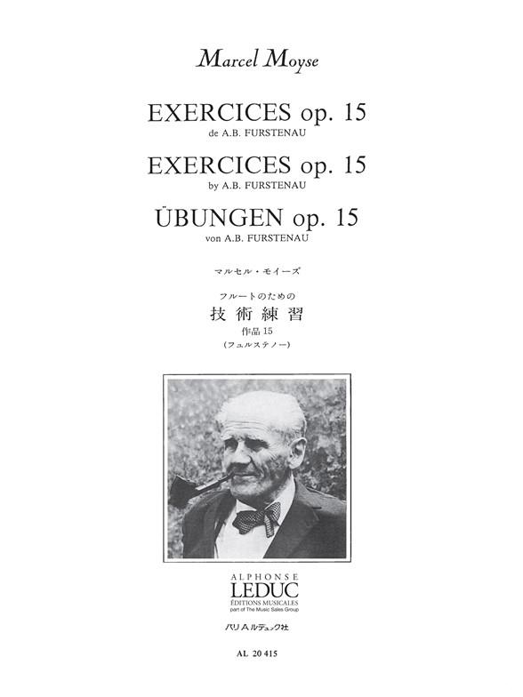 Exercices op.15 de A.B. Fürstenau  pour la flûte  