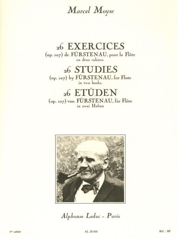 26 exercices de Fürstenau op.107  vol.1 pour la flûte  