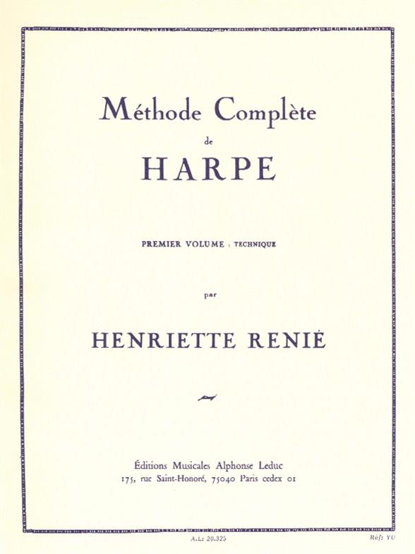 Méthode complete de harpe vol.1  Technique  
