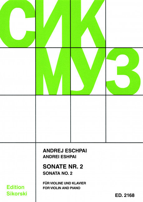 SONATE NR. 2 FUER VIOLINE UND&nbsp;&nbsp;KLAVIER&nbsp;&nbsp;GRATSCH, E., ED.