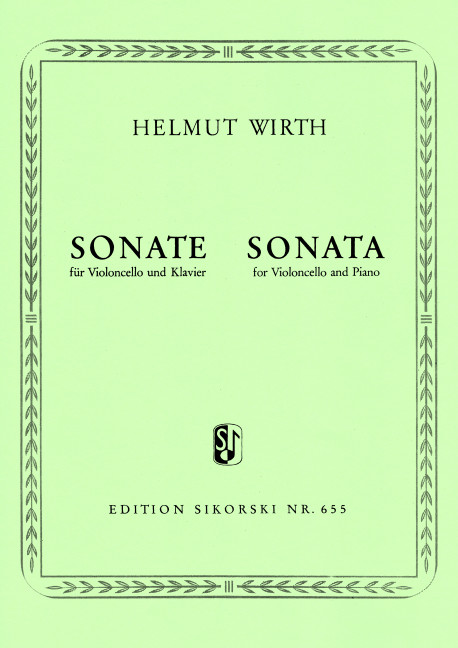 SONATE FUER VIOLONCELLO UND&nbsp;&nbsp;KLAVIER&nbsp;&nbsp;