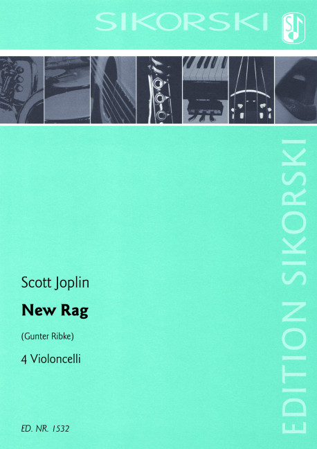 Scott Joplin's new Rag  für 4 Violoncelli  Stimmen
