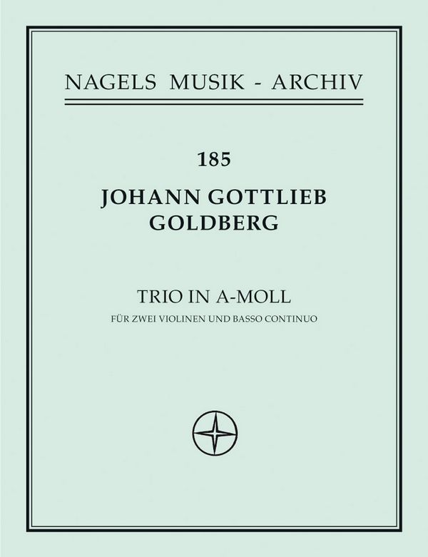 Trio a-Moll für 2 Violinen und Bc&nbsp;&nbsp;&nbsp;&nbsp;