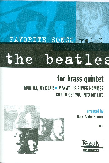 The Beatles favorite Songs vol.3  for brass quintet  