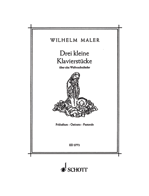 Drei kleine Klavierstücke über alte Weihnachtslieder&nbsp;&nbsp;für Klavier&nbsp;&nbsp;