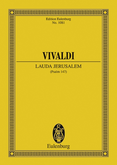 Lauad Jerusalem&nbsp;&nbsp;für 2 Soprane, Chor und Streichorchester&nbsp;&nbsp;Studienpartitur