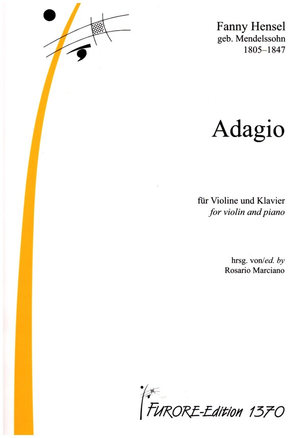 Adagio  für Violine und Klavier  