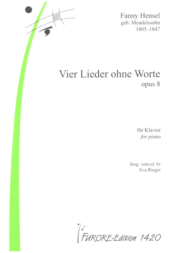 4 Lieder ohne Worte op.8  für Klavier  
