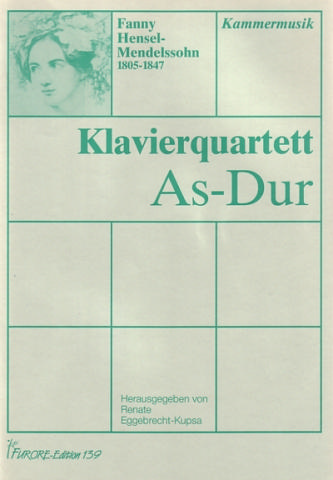 Klavierquartett As-Dur  für Violine, Viola, Cello und Klavier  
