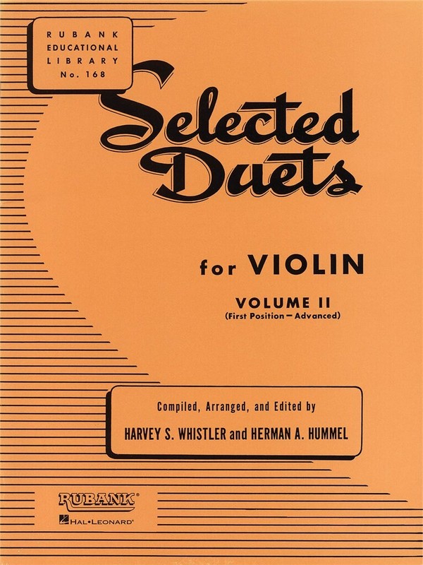Selected Duets vol.2 for violins&nbsp;&nbsp;first position&nbsp;&nbsp;