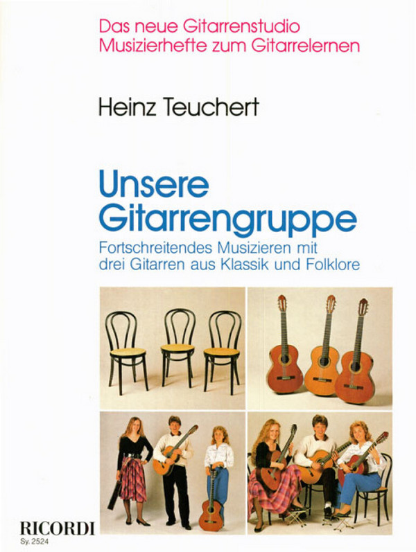 Unsere Gitarrengruppe&nbsp;&nbsp;Fortschreitendes Musizieren mit&nbsp;&nbsp;3 Gitarren aus Klassik und Folklore
