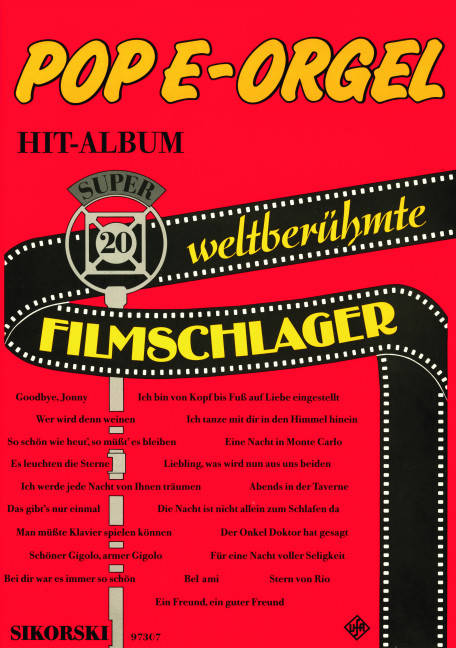 Pop E-Orgel Hit-Album Super 20&nbsp;&nbsp;Filmschlager&nbsp;&nbsp;