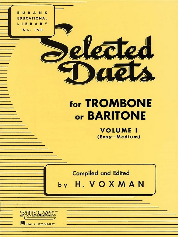 Selected Duets vol.1 for trombones (baritone)    