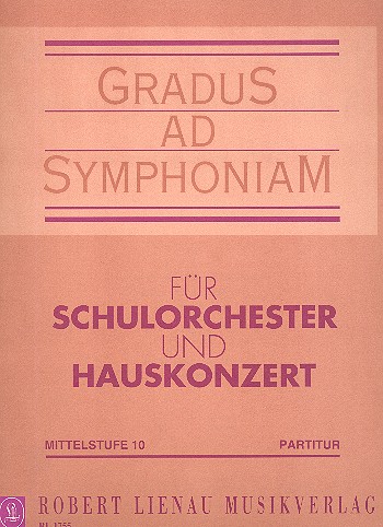 Salzburger Nachtmusik&nbsp;&nbsp;für Streichorchester&nbsp;&nbsp;Partitur