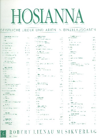 Sei getreu bis in den Tod (aus 'Paulus')&nbsp;&nbsp;für mittlere Singstimme und KLavier (dt)&nbsp;&nbsp;