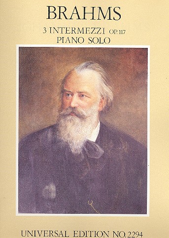 3 Intermezzi op.117  für Klavier  