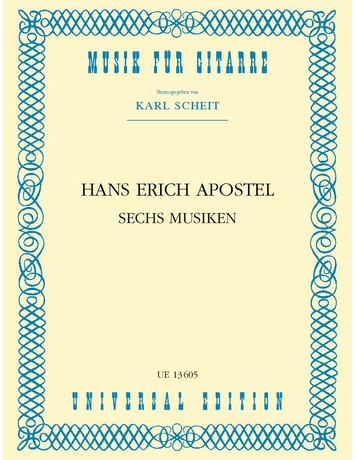 6 Musiken  für Gitarre  