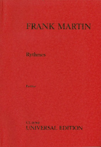 Rythmes  für Orchester  Partitur