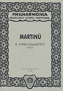 Streichquartett Nr.2&nbsp;&nbsp;studienpartitur (1925)&nbsp;&nbsp;