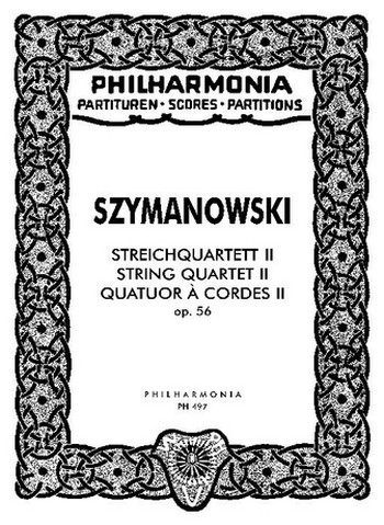 Streichquartett Nr.2 op.56&nbsp;&nbsp;Studienpartitur&nbsp;&nbsp;