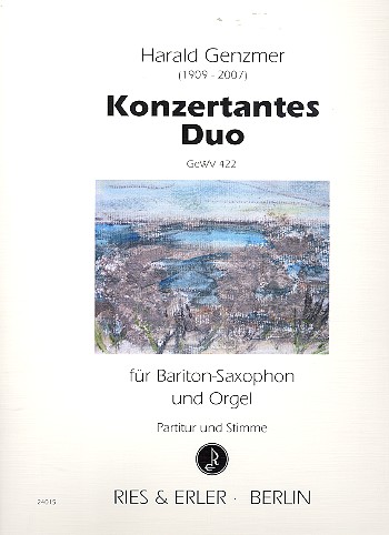 Konzertantes Duo  für Baritonsaxophon und Orgel  