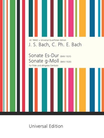 Sonate Es-Dur  und   Sonate g-Moll&nbsp;&nbsp;für Flöte und obligates Cembalo&nbsp;&nbsp;