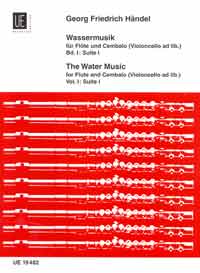Wassermusik Band 1 Suite Nr.1&nbsp;&nbsp;für Flöte und Cembalo&nbsp;&nbsp;