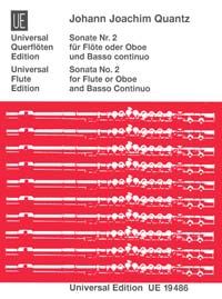 Sonate Nr.2 für Flöte (Oboe) und Bc    