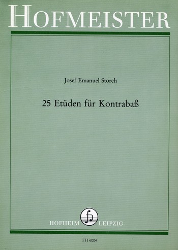 25 Etüden für  Kontrabass  