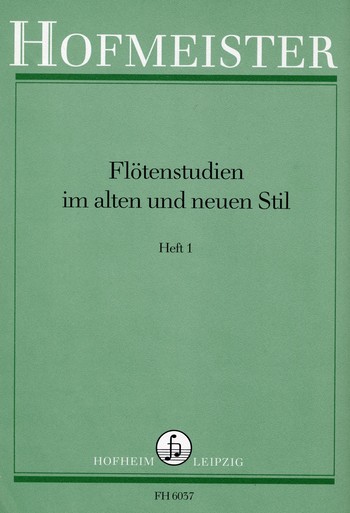 Flötenstudien im alten und neuen&nbsp;&nbsp;Stil Band 1&nbsp;&nbsp;
