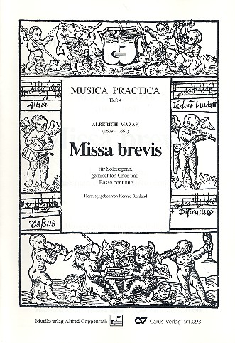 Missa brevis  für Solosopran, Chor, Instrumente und Orgel,  Partitur