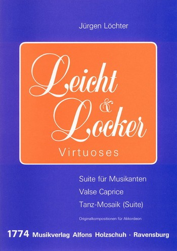 Leicht und locker Virtuoses  für Akkordeon  