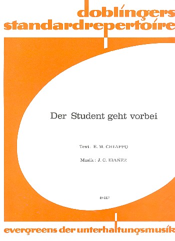 Der Student geht vorbei: Klavier&nbsp;&nbsp;&nbsp;&nbsp;
