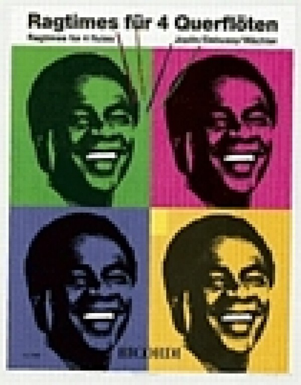 Ragtimes für 4 Flöten&nbsp;&nbsp;oder Flötenorchester&nbsp;&nbsp;Joplin / Debussy /Wächter