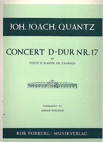 Concert D-Dur Nr.17 für Flöte  und Klavier (Cembalo)  