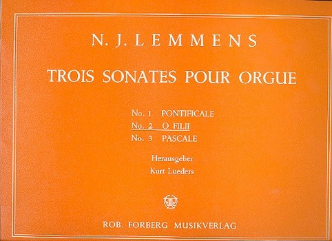 O filii&nbsp;&nbsp;pour orgue&nbsp;&nbsp;